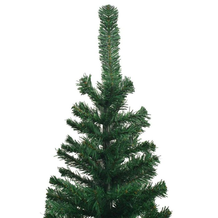 TrendyXL Kunstkerstboom met verlichting en kerstballen L 240 cm groen