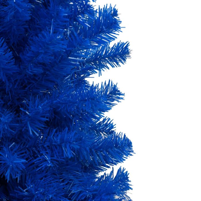 TrendyXL Kunstkerstboom met verlichting en kerstballen 150 cm PVC blauw