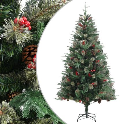 TrendyXL Kerstboom met dennenappels 195 cm PVC en PE groen