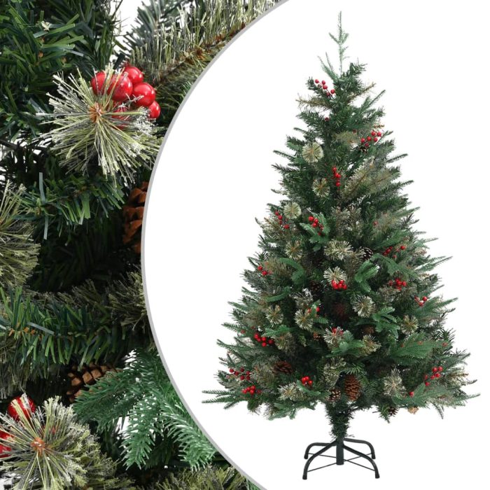 TrendyXL Kerstboom met dennenappels 120 cm PVC en PE groen