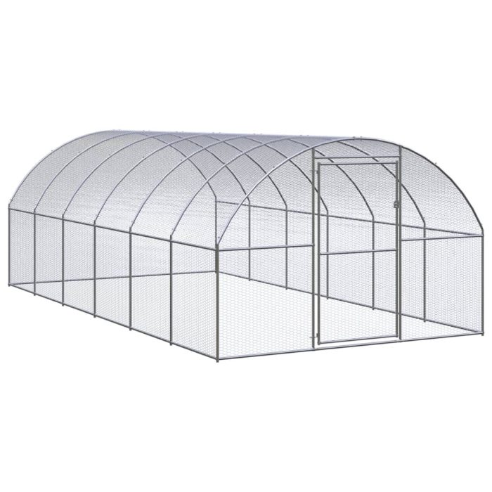 TrendyXL Kippenren 3x6x2 m gegalvaniseerd staal