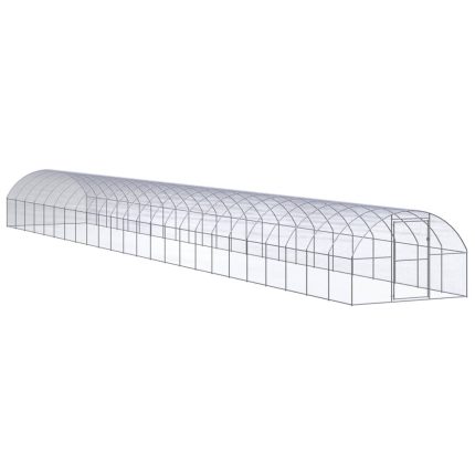 TrendyXL Kippenren 3x24x2 m gegalvaniseerd staal