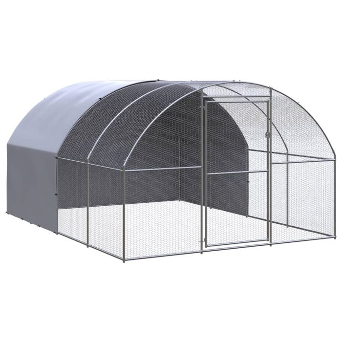 TrendyXL Kippenren 3x4x2 m gegalvaniseerd staal