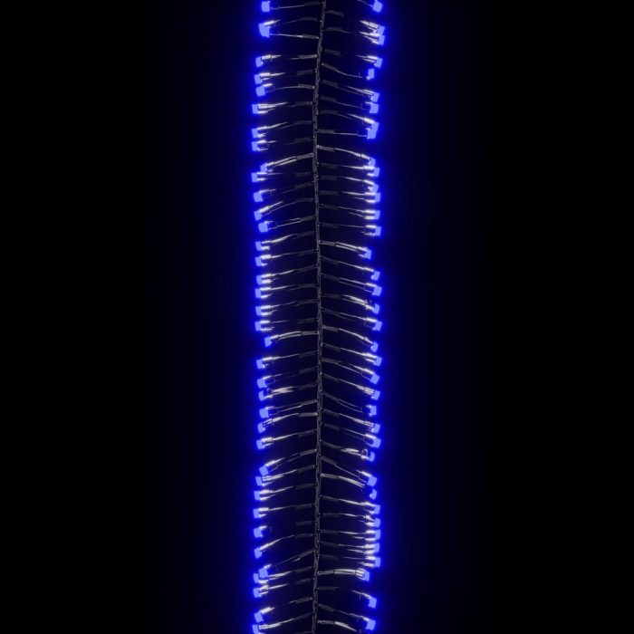 TrendyXL Lichtslinger cluster met 400 LED's blauw 7,4 m PVC