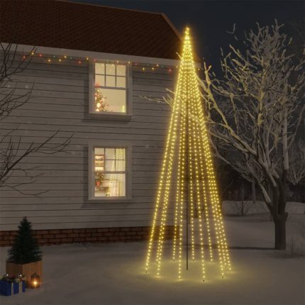 TrendyXL Kerstboom met grondpin 732 LED's warmwit 500 cm