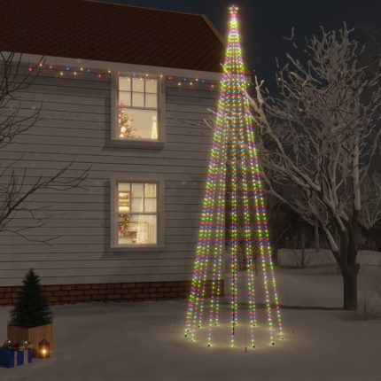 TrendyXL Kerstboom met grondpin 1134 LED's meerkleurig 800 cm