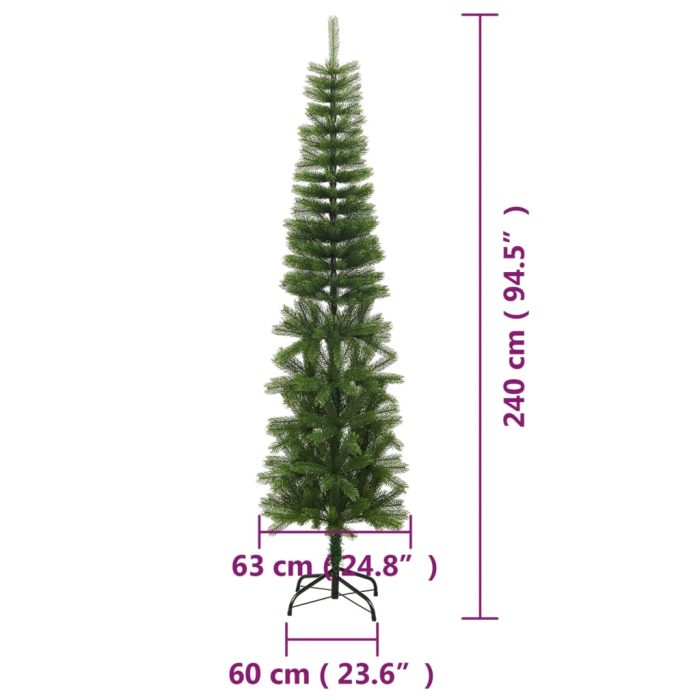 TrendyXL Kunstkerstboom met standaard smal 240 cm PE