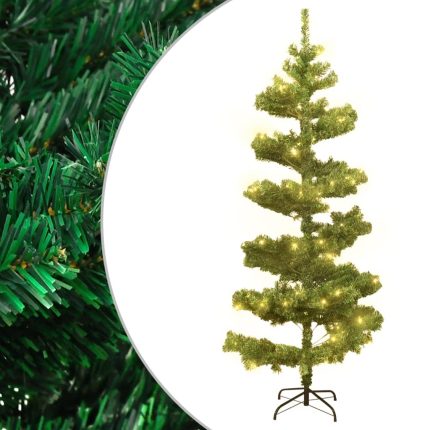 TrendyXL Kunstkerstboom met verlichting en standaard 180 cm PVC groen