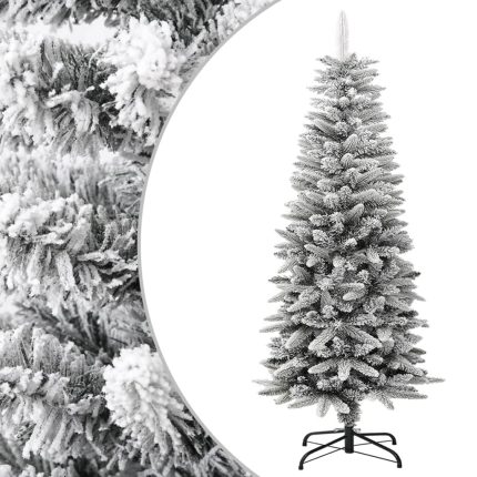 TrendyXL Kunstkerstboom met sneeuw smal 120 cm PVC en PE