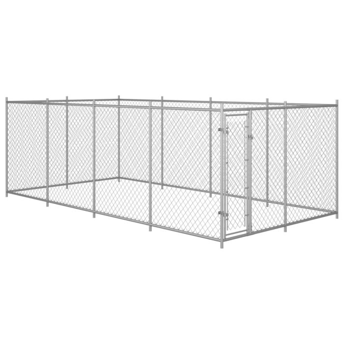 TrendyXL Hondenkennel voor buiten 7,6x3,8x1,9 m