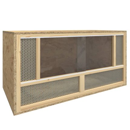 TrendyXL Terrarium 80x40x40 cm bewerkt hout