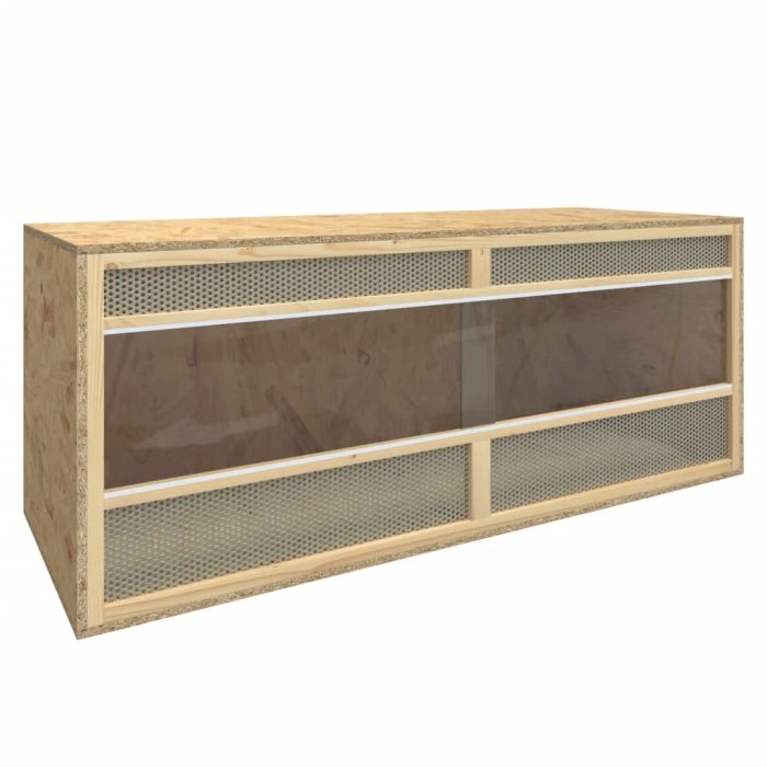 TrendyXL Terrarium 120x50x50 cm bewerkt hout