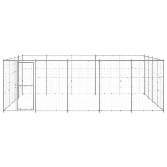 TrendyXL Hondenkennel 24,2 m² gegalvaniseerd staal