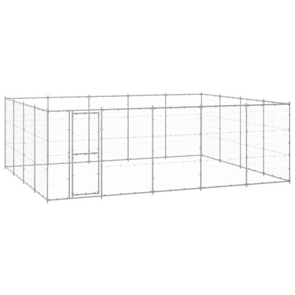 TrendyXL Hondenkennel 24,2 m² gegalvaniseerd staal