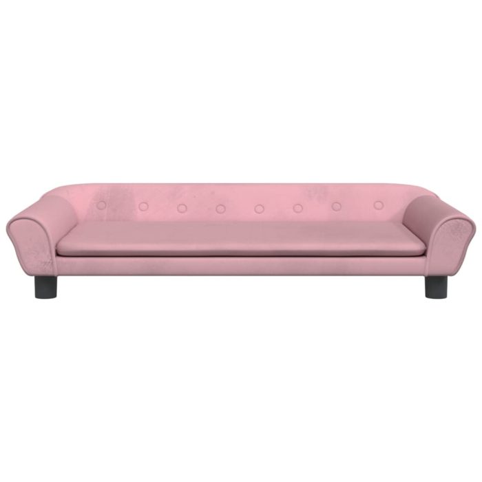 TrendyXL Hondenmand 100x50x21 cm fluweel roze