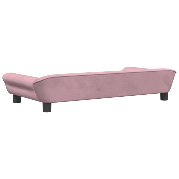 TrendyXL Hondenmand 100x50x21 cm fluweel roze