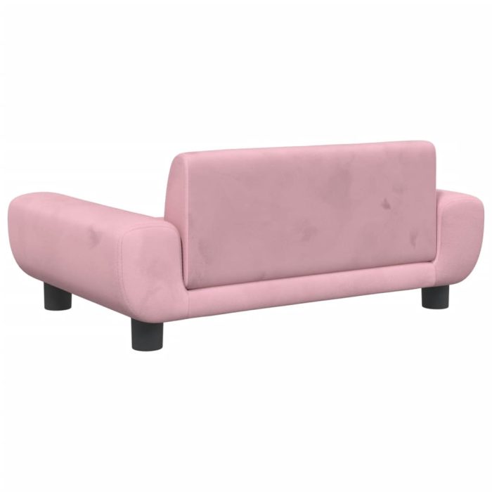 TrendyXL Hondenmand 70x45x33 cm fluweel roze