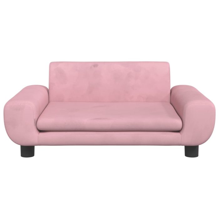 TrendyXL Hondenmand 70x45x33 cm fluweel roze