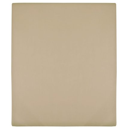 TrendyXL Hoeslaken jersey 160x200 cm katoen taupe