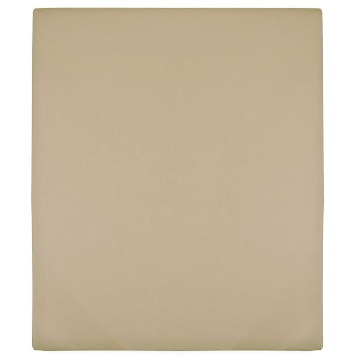 TrendyXL Hoeslaken jersey 160x200 cm katoen taupe