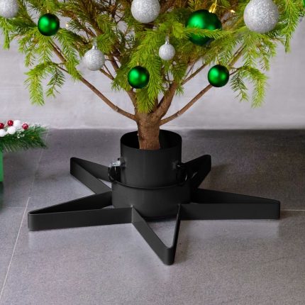 TrendyXL Kerstboomstandaard 47x47x13,5 cm zwart