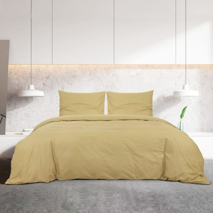 TrendyXL Dekbedovertrekset 140x200 cm katoen taupe