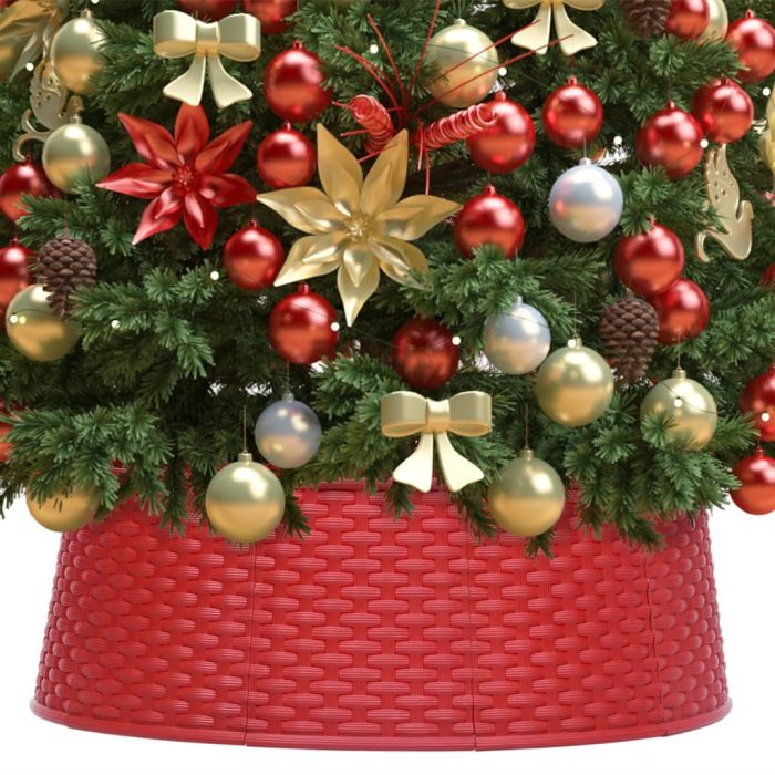 TrendyXL Kerstboomrok Ø65x19,5 cm rood