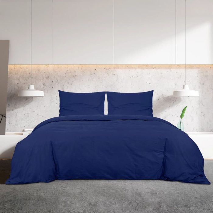 TrendyXL Dekbedovertrekset 260x240 cm microvezel marineblauw