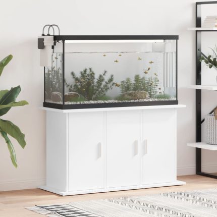 TrendyXL Aquariumstandaard 101x41x58 cm bewerkt hout wit