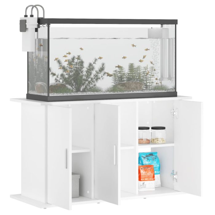 TrendyXL Aquariumstandaard 101x41x58 cm bewerkt hout wit