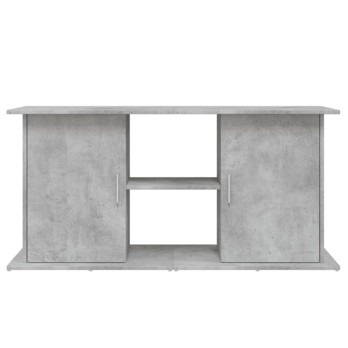 TrendyXL Aquariumstandaard 121x41x58 cm bewerkt hout betongrijs