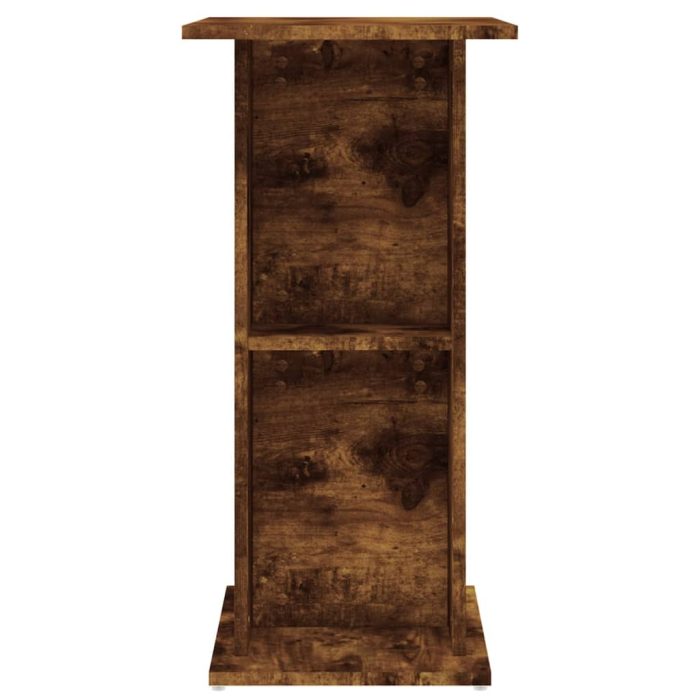 TrendyXL Aquariumstandaard 60,5x36x72,5 cm bewerkt hout gerookt eiken