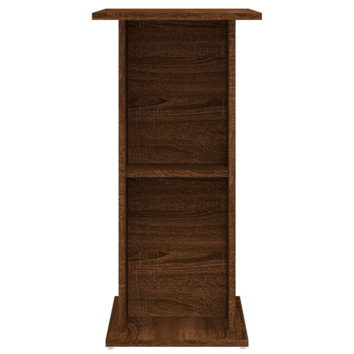 TrendyXL Aquariumstandaard 60,5x36x72,5 cm bewerkt hout bruin eikenkleur