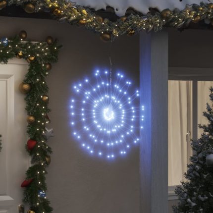 TrendyXL Kerstverlichting vuurwerk 140 koudwitte LED's 17 cm