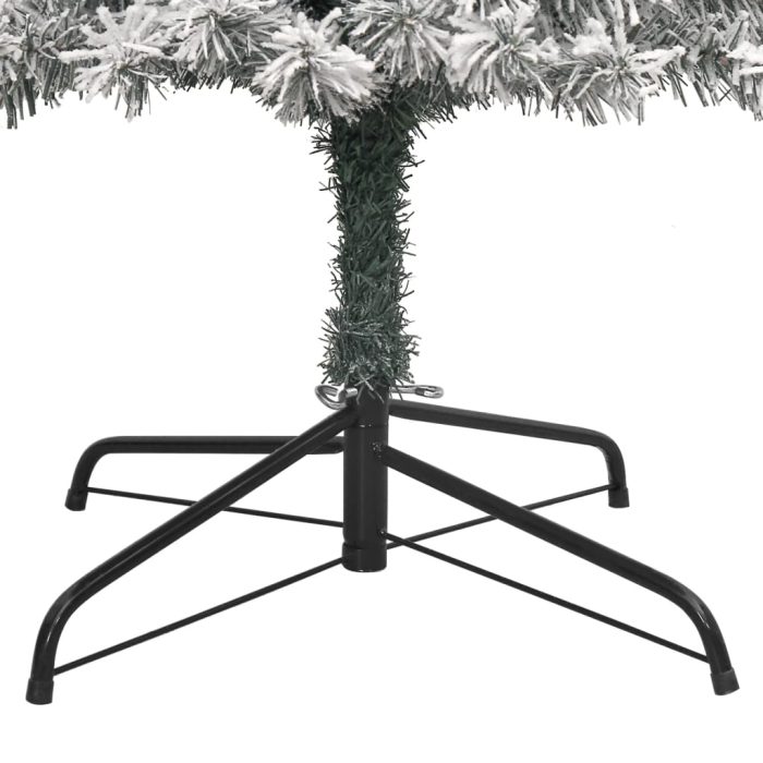 TrendyXL Kunstkerstboom smal met standaard en sneeuw 270 PVC