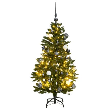 TrendyXL Kunstkerstboom met scharnieren 150 LED en kerstballen 120 cm