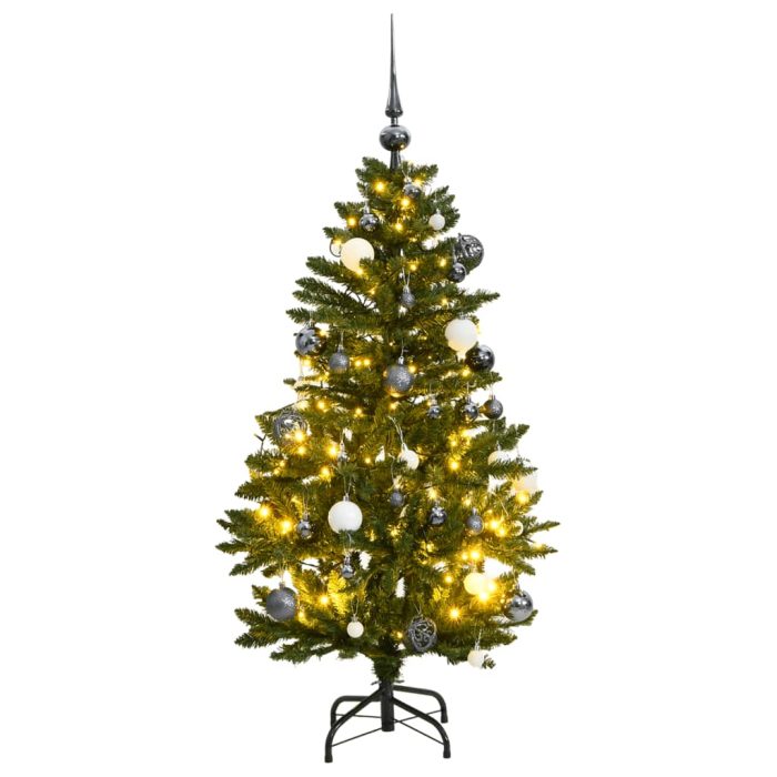 TrendyXL Kunstkerstboom met scharnieren 150 LED en kerstballen 120 cm