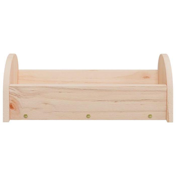 TrendyXL Hooiruif voor konijnen 28x10x10 cm massief vurenhout