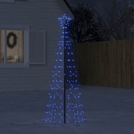 TrendyXL Lichtkegel met grondpinnen 220 blauwe LED's 180 cm