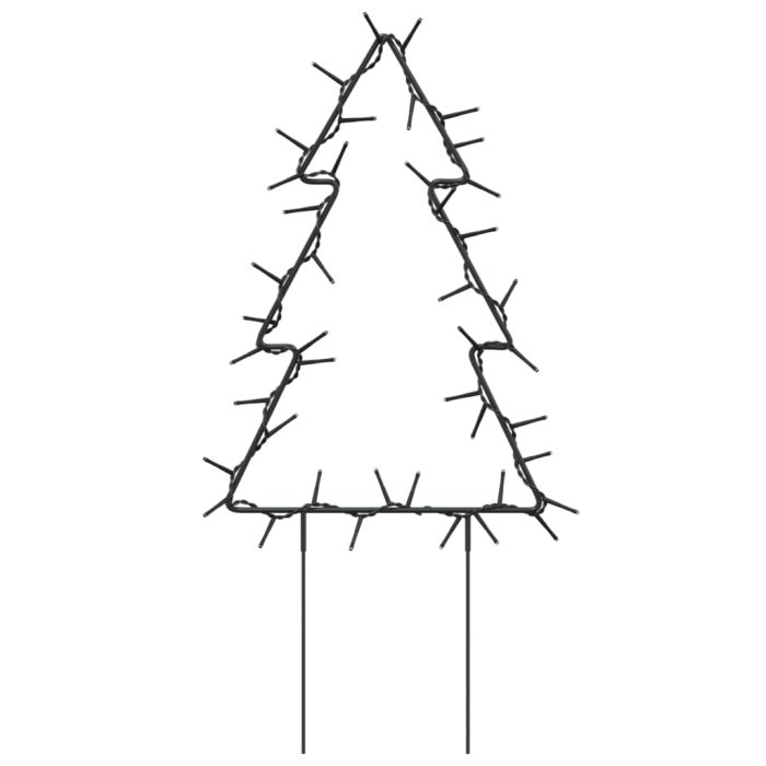 TrendyXL Kerstverlichting kerstboom 3 st met grondpinnen 50 LED's 30 cm