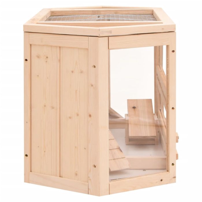 TrendyXL Hamsterkooi 80x40x43 cm massief vurenhout