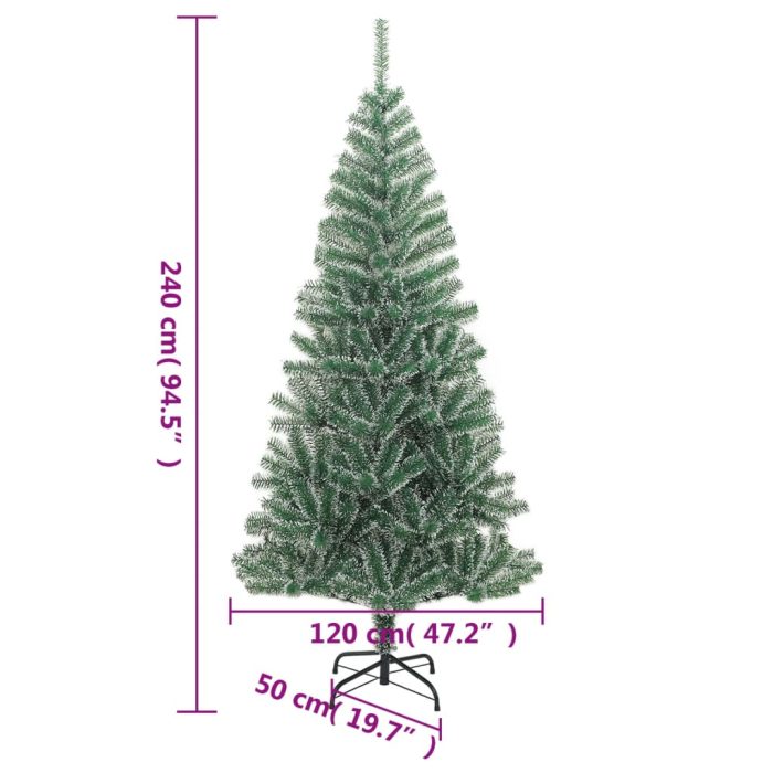 TrendyXL Kunstkerstboom met sneeuw 240 cm groen