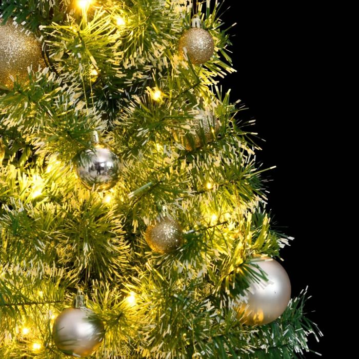 TrendyXL Kunstkerstboom 150 LED's kerstballen en sneeuw 150 cm