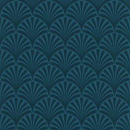 Noordwand Behang couleurs & matières 20's Pattern Artdeco blauw