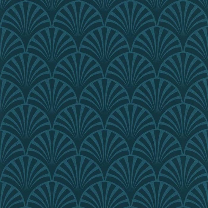 Noordwand Behang couleurs & matières 20's Pattern Artdeco blauw