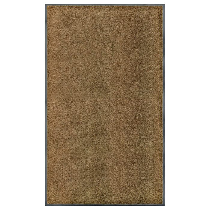 TrendyXL Deurmat wasbaar 90x150 cm bruin