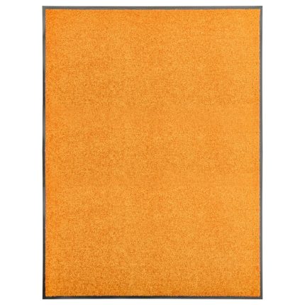 TrendyXL Deurmat wasbaar 90x120 cm oranje