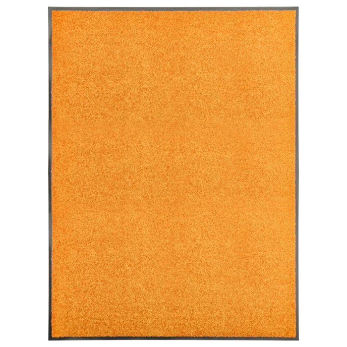 TrendyXL Deurmat wasbaar 90x120 cm oranje