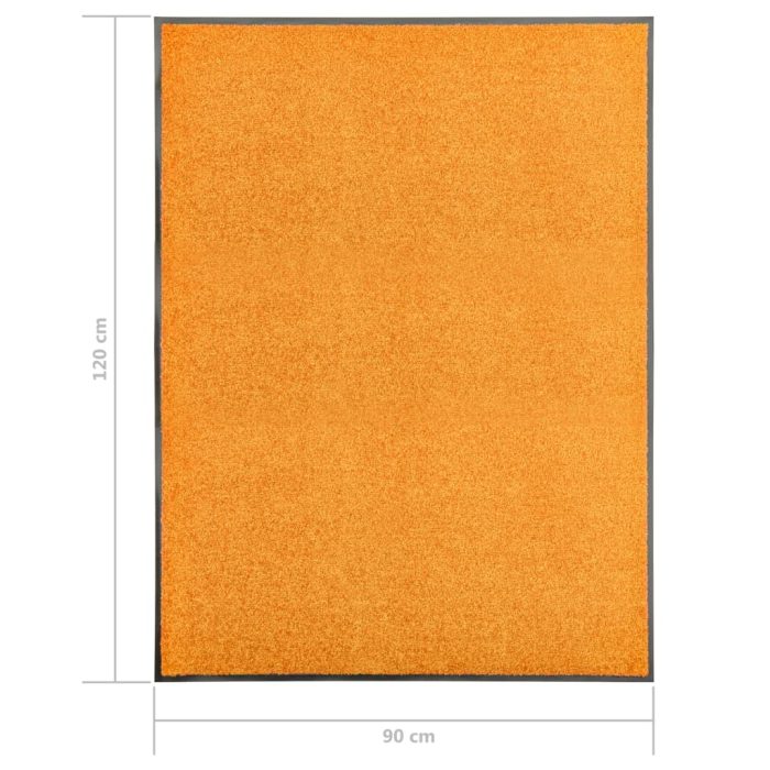 TrendyXL Deurmat wasbaar 90x120 cm oranje