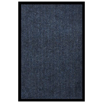 TrendyXL Deurmat 80x120 cm gestreept blauw